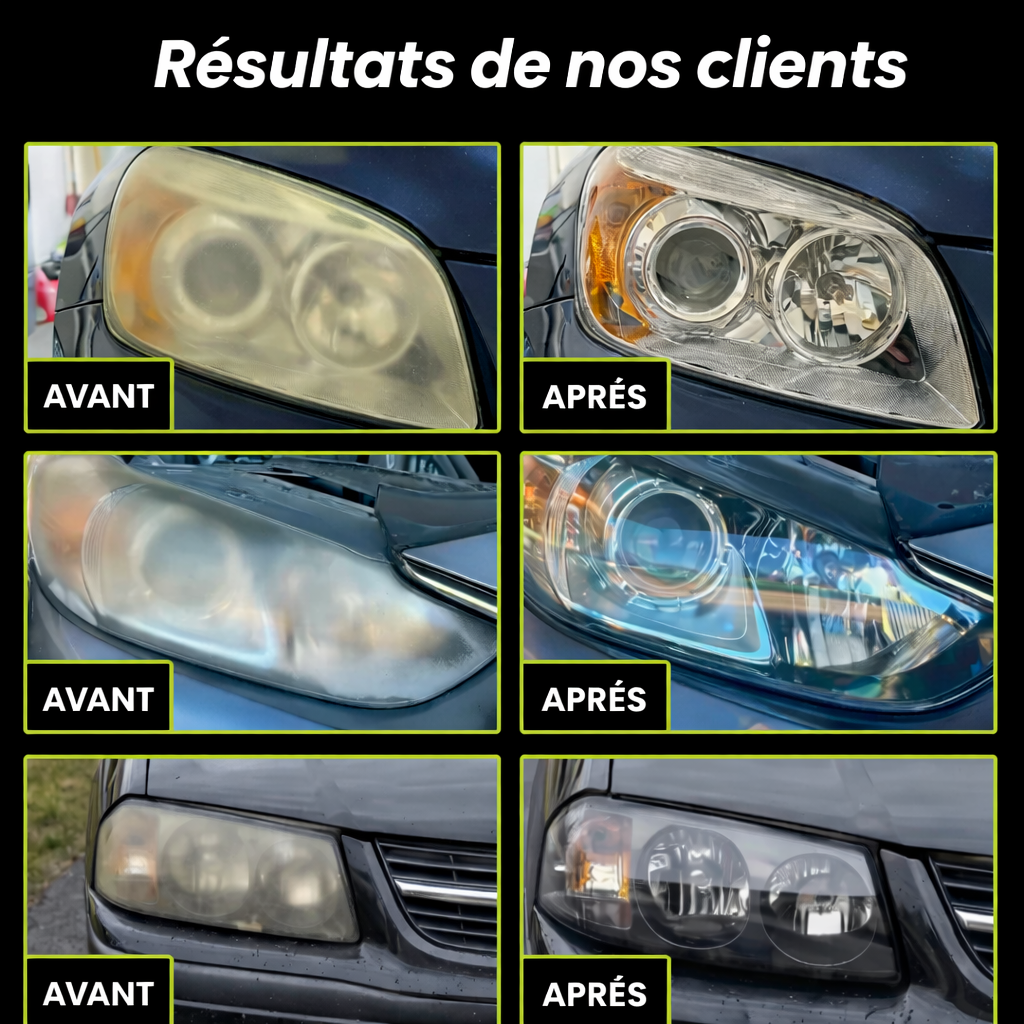 PerfectVision™ – HeadlightGuard | Restauration des phares & protection UV longue durée.