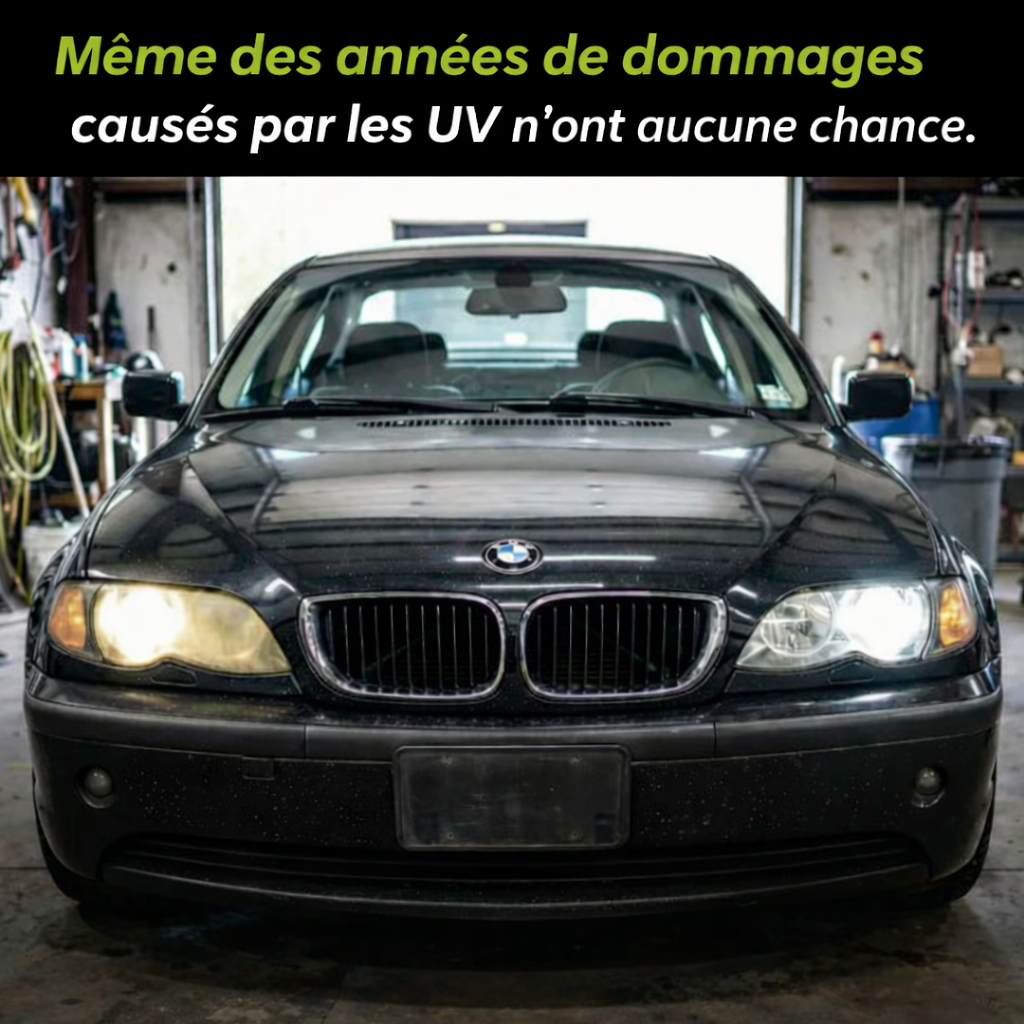 PerfectVision™ – HeadlightGuard | Restauration des phares & protection UV longue durée.