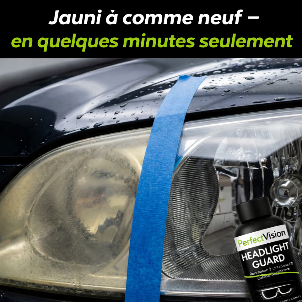 PerfectVision™ – HeadlightGuard | Restauration des phares & protection UV longue durée.